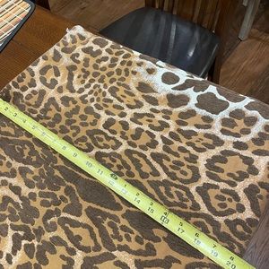 Pillow cover. Leopard print